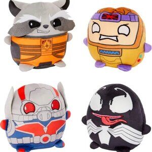 NWT Disney D100 Marvel Misfits Cuutopia 4 plushies collectible set